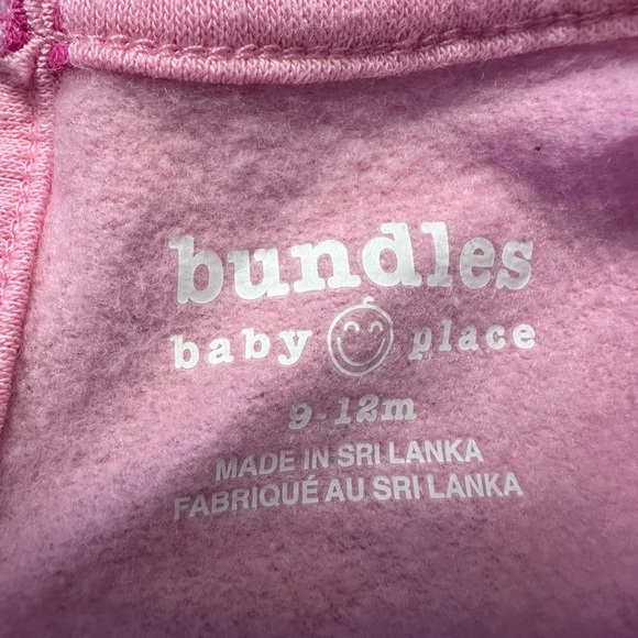 The Children's Place Pink Heart Footie - Picture 2 of 2